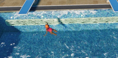 Golfslagmachine van 16 meter lang